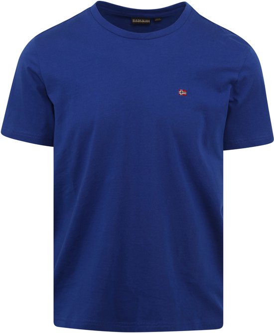 Napapijri - Salis T-shirt Kobalt Blauw - Heren - Maat XL - Regular-fit