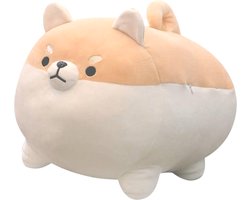 Klikkopers® - Shiba Inu Knuffel - Kawaii - Kawaii Kussen Hond - Kawaii Knuffel - Squish Knuffel - Corgi - 37 cm