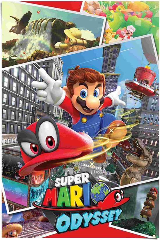 Poster Super Mario - Odyssey 91,5x61 cm