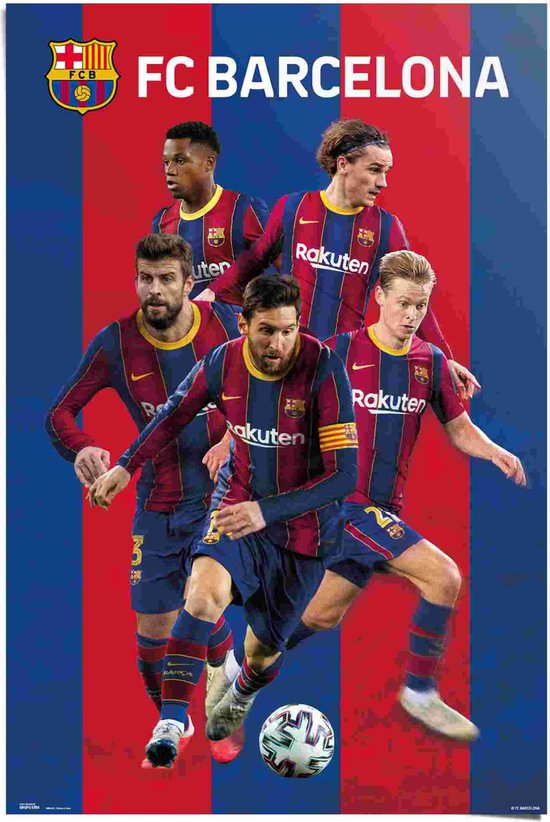 Poster FC Barcelona 91,5x61 cm