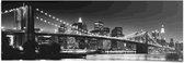 Poster New York - brooklyn bridge 53x158 cm