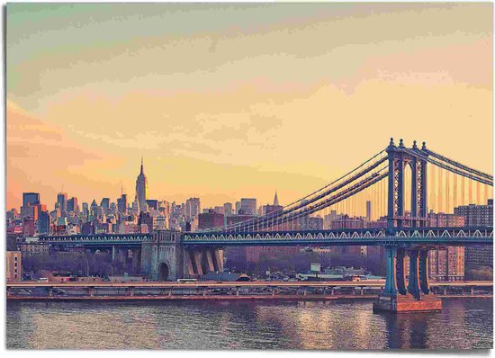 XXL Poster NY - Brooklyn Bridge 100x140 cm