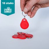Mifare classic 1K sleutelhangers rood - RFID Tags - RFID - 10 stuks