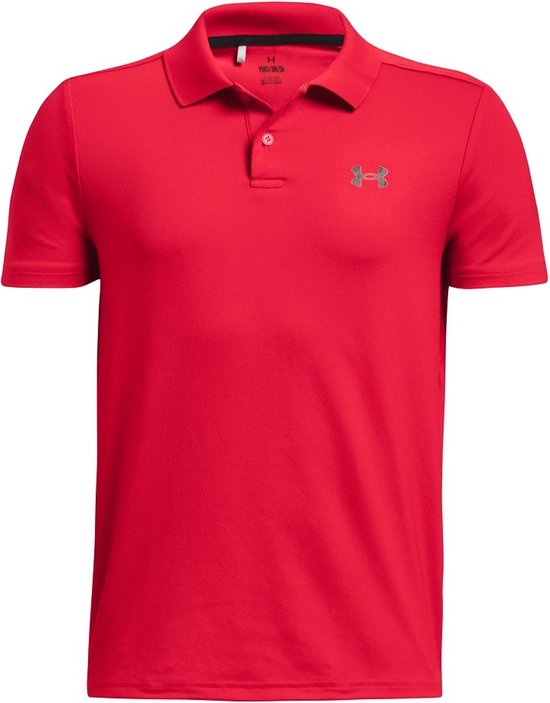 UA Performance Polo-Red/black