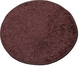 Karpet Batan - bruin - 133 cm Rond