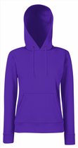 Fruit of the Loom - Lady-Fit Classic Hoodie - Paars - L