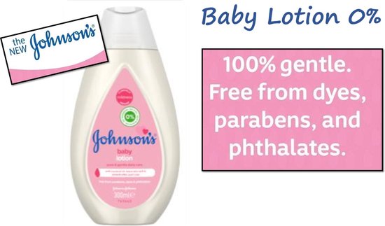 Johnson's - Baby Lotion 0% - 3 x 300 ml - Voordeelverpakking van Johnson's — afbeelding 2