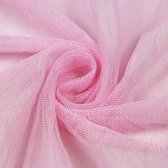 Roze Tulle 1 meter tule tutu gaas zacht mesh kant stof decoratie stoffen lichtroze