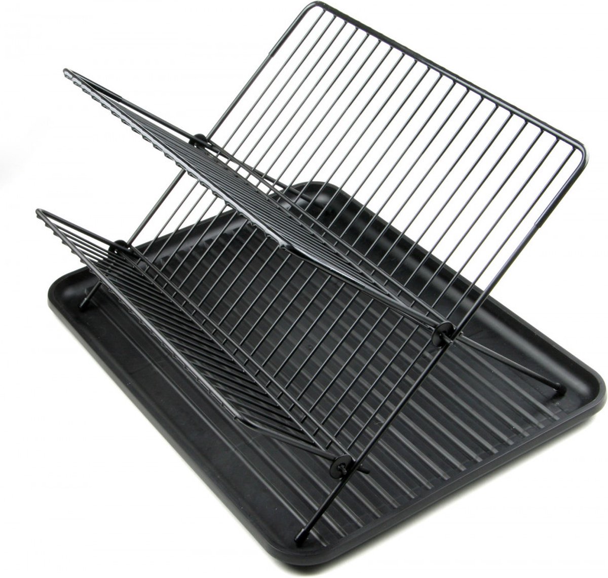 Kinghoff 1355 - Afdruiprek met bestekkorf en lekbak - Droogrek - Afdruiprek - 36 x 30 x 15 cm