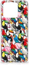 Leuk TPU Backcase Xiaomi Redmi 10C Telefoon Hoesje Birds