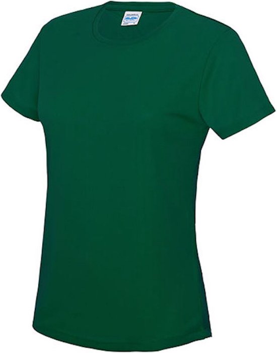 Dames sportshirt met korte mouwen 'Cool T' Bottle Green - XL