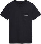 Napapijri S-morgex Korte Mouwen T-shirt Zwart M Man