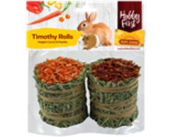 4x HobbyFirst Hope Farms Timothy Rolls Wortel & Paprika 200 gr