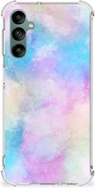 Telefoon Hoesje Geschikt voor Samsung Galaxy A24 Anti Shock Hoesje met transparante rand Watercolor Light