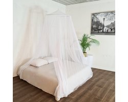 2 persoons Klamboe XXL - Met grote ring boven - Extra grote en luxe klamboe 80x250x1400 cm | 300 mesh - Flystopper K1402 2 persoons Klamboe XXL - Met grote ring boven - Extra grote en luxe klamboe 80x250x1400 cm | 300 mesh - Flystopper K1402