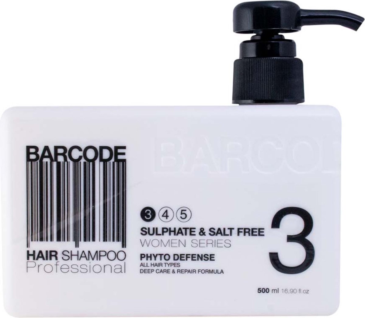 BARCODE - Hair Shampoo - Sulphate & Salt Free - 500ml