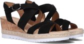 Gabor 832 Sandalen - Met Sleehak - Dames - Zwart - Maat 37,5