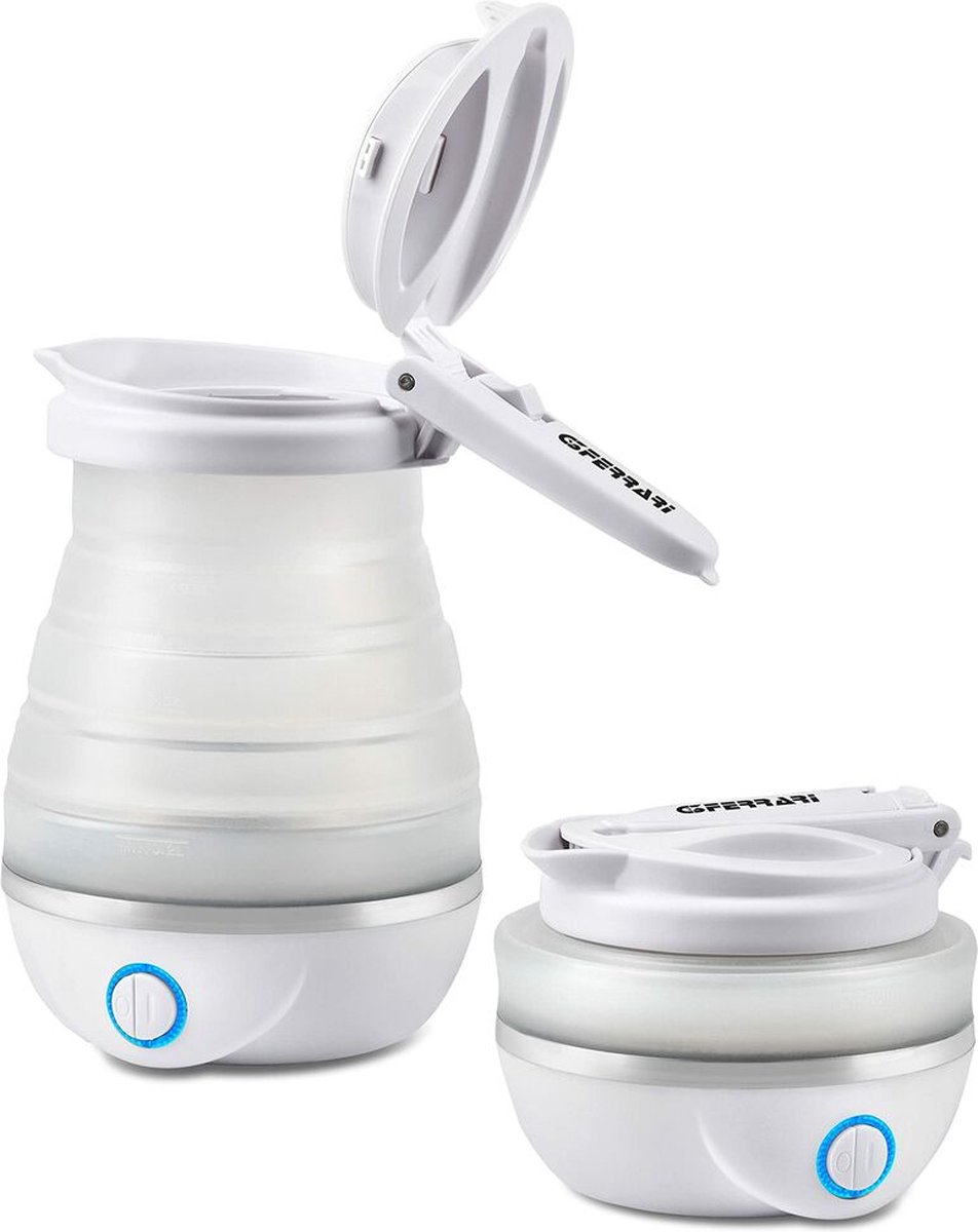 G3 Ferrari Compà Opvouwbare Waterkoker – Elektrische Reiswaterkoker 0,8L – Dubbel Voltage – Compact & Lichtgewicht