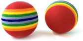 2 stuks | Katten Balletjes | Katten Speelgoed | Kattenspeeltjes | Interactief Spelen | Kittens | 3.5 CM | 2 Stuks
