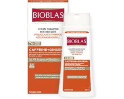 Bioblas Cafeïne & Ginseng Energieshampoo 360 ml (Tegen haaruitval) Voor Mannen en Vrouwen