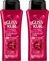 2x Gliss Kur Shampoo Color Protect & Shine