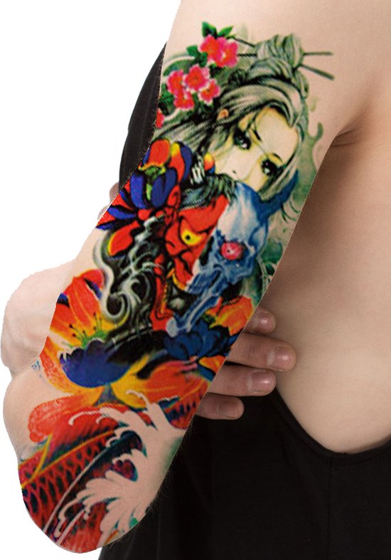 2x Temporäres Hai Tattoo – Ca. 20x15 Cm, Hält 4-6 Tage, Einfach Mit Wasser Anwenden
