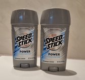 Speed Stick - Power Unscented - 2 x 85 Gram - Ongeparfumeerd