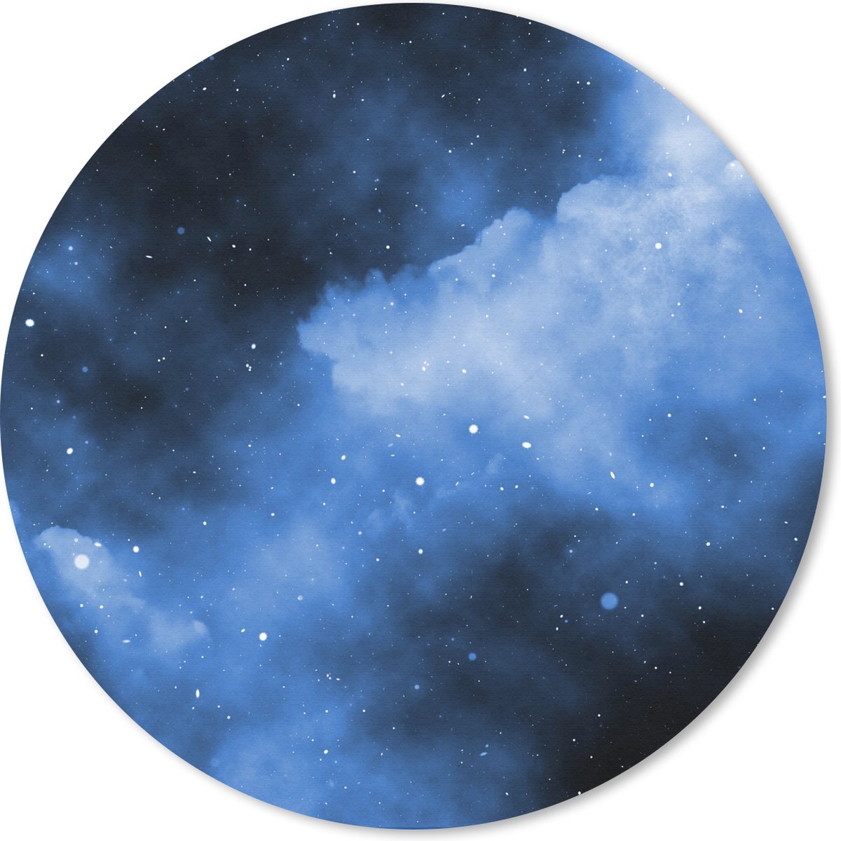 Muismat rond 50x50 cm - Mousepad Sterren - Ruimte - Heelal - Ronde muismatten