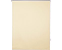 Happyment Rolgordijn Luxe - Beige - 100x160cm - Isolerend - Luxaflex - Rolgordijnen verduisterend - Zonder of met boren