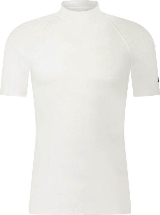 RJ Bodywear Thermo thermoshirt (1-pack) - heren thermoshirt met opstaande boord - wolwit - Maat: