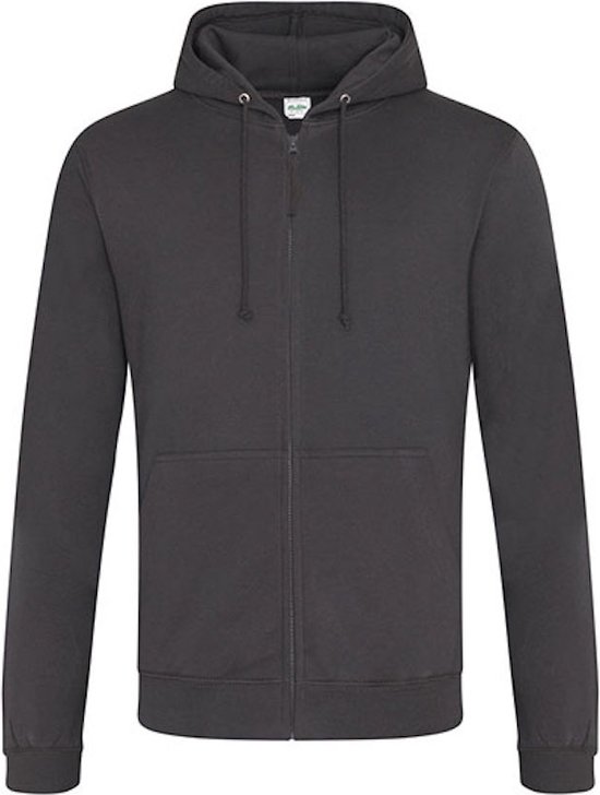 Sweat à capuche Vegan avec fermeture éclair et capuche Storm Grey - XL