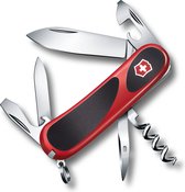 Victorinox EvoGrip 10 - Couteau de poche - 13 fonctions - Rouge / Noir