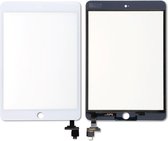 Apple iPad Mini 3 (jaar 2013) Modelnr. A1599 - A1600 Touchscreen Digitizer (zonder homeknop) - Kleur Wit