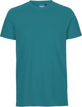 Fairtrade Men´s Fit T-Shirt met ronde hals Teal - 3XL