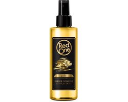 Red One Eau de Cologne Gold 150ml - Aftershave Parfum Heren - Langdurige Geur - Sensationele Geurbeleving - Kolonya - Barber Cologne Professional - Voor Alle Huidtypen - Aangenaam Gevoel van Frisheid en Reinheid - Grote Voordelige Spray Verpakking