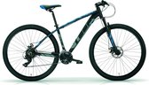 Vélo de route Brutal - Avec 21 vitesses - Vélo homme - Vélo de ville 29 pouces - Taille de cadre 43 cm - Freins V- Grijs/ Blauw