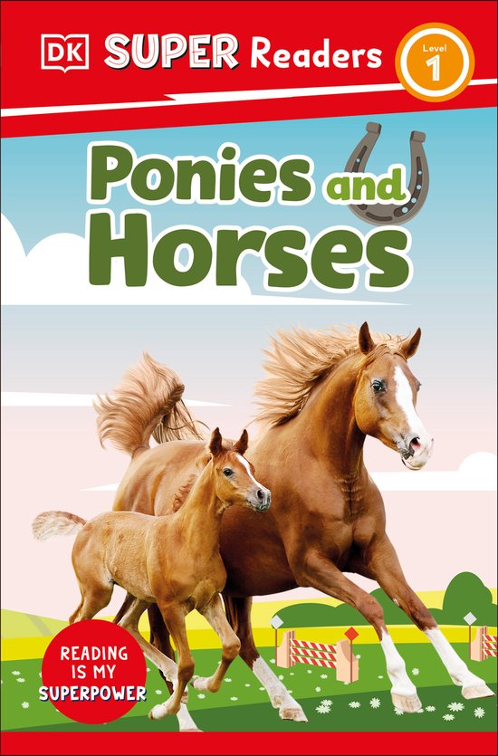 DK Super Readers- DK Super Readers Level 1 Ponies and Horses - cover