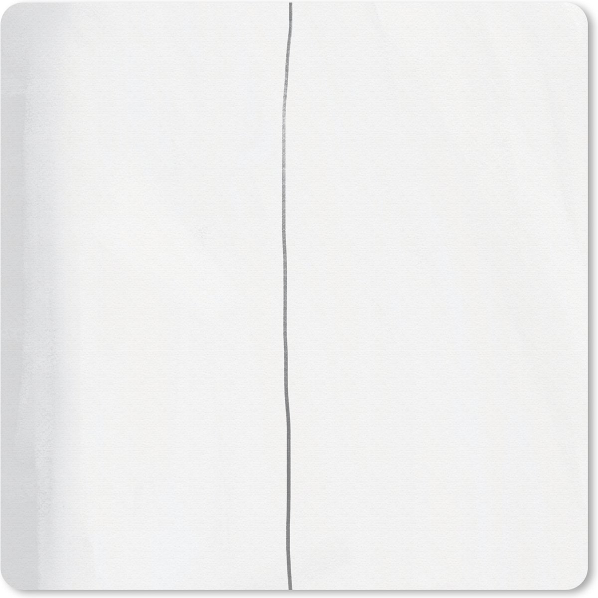 Muismat 20x20 cm - Mousepad Abstract - Lijn - Design - Taupe - Muismatten
