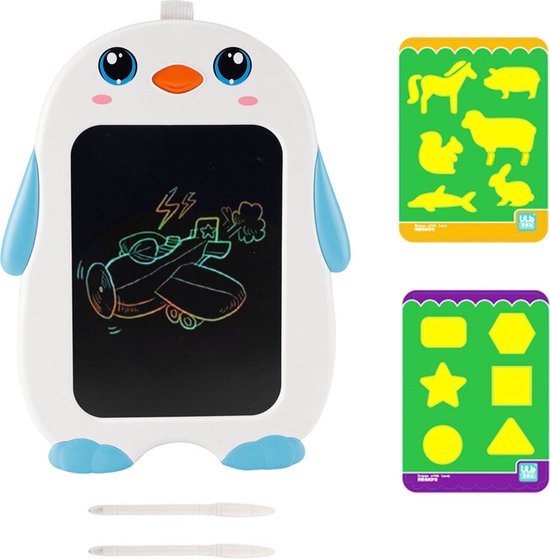 Tablette à dessin pingouin - LCD - Bloc à dessin Pingouin - Tablette à  dessin 