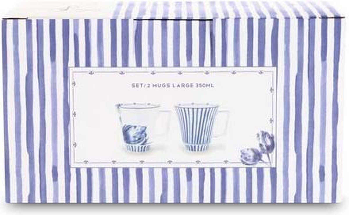 Janny van der Heijden - Grote Mok 350 ml - set van 2 | bol.com