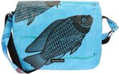 Sac à main Qinisa - Sacs en ciment recyclé - Blauw poisson