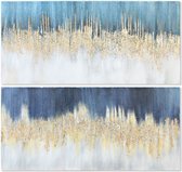 Schilderij DKD Home Decor CU-179201 150 x 4 x 70 cm Abstract (2 Stuks)