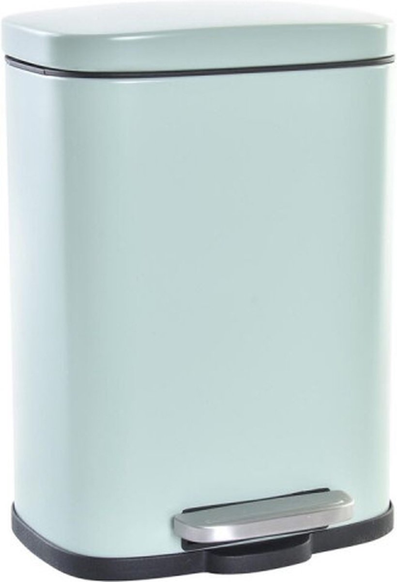 Goedkoopste Prullenbak DKD Home Decor Munt Mat 21 x 15 x 29,5 cm Metaal 5 L Eenvoudig