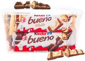 Coffret fête Kinder Bueno : Chocolat au lait Bueno (15 pièces) & Bueno Wit (5 pièces) - 860g