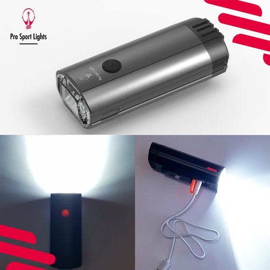 1200 Lumen & 120 Lumen Pro Sport Lights LED fietsverlichtingsset — afbeelding 4