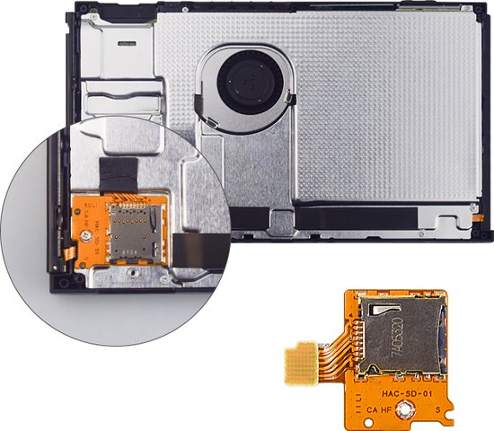 Togadget® - Convient pour carte de lecteur de prise de carte MicroSD  Nintendo Switch 