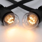 Prikkabel set met lampen met LEDs op korte stokjes