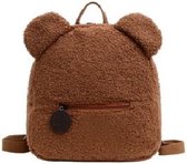 Sac à dos moelleux ours khaiki - sac à dos enfant oreilles d'ours doux et moelleux - sac à dos sortie scolaire journée