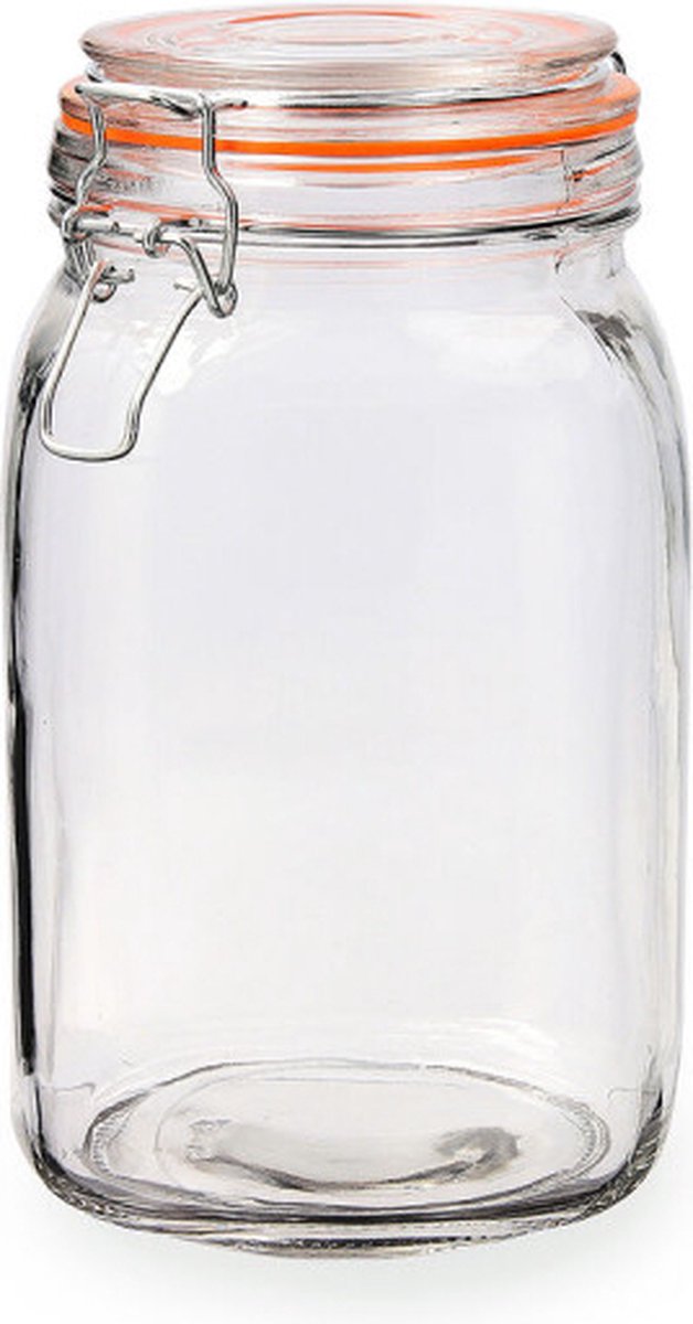 Glazen pot Quid New Canette Transparant Glas (1,5L) (Pack 6x)