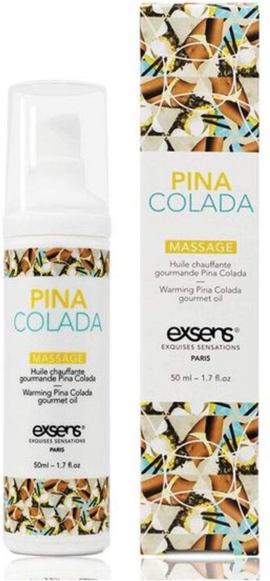 Verwarmende Massage Olie Met Smaak - Pina Colada